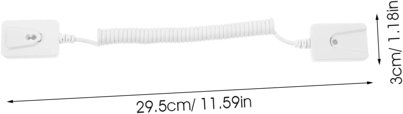 آرتیبتر 3 عدد بند کنترل از راه دور کابل ایمنی کنترل از راه دور بند چسبی با قلاب چسبی برای تبلت تلویزیون دی وی دی کنسول بازی سفید