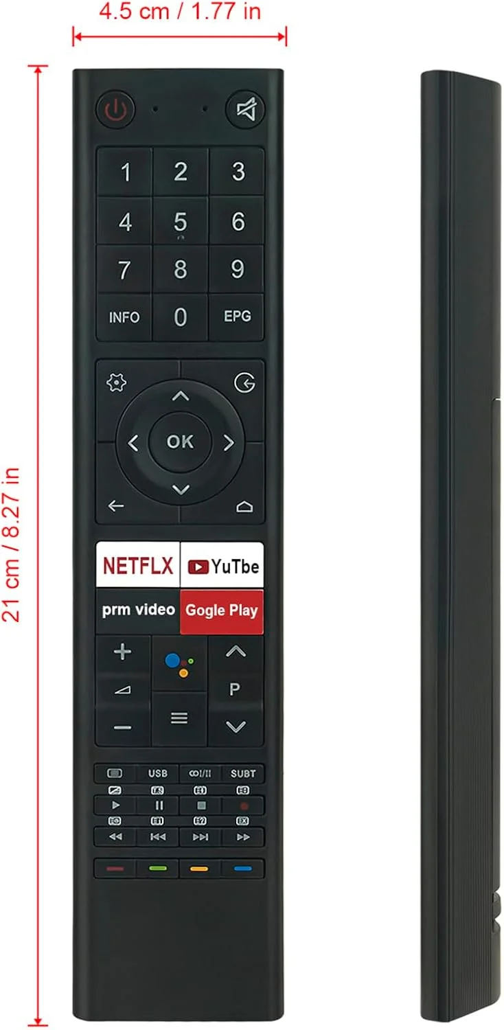 ریموت کنترل صوتی ALLIMITY سازگار با تلویزیون Chiq مدل‌های L32H5 L40H5 U50H6 U55H6 U65H7