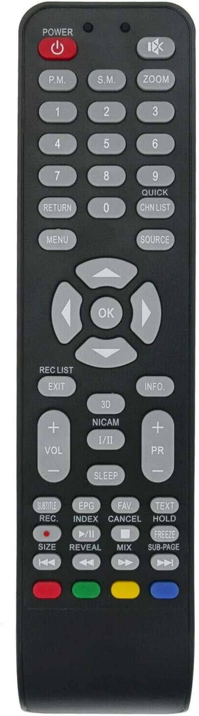 ریموت کنترل مادون قرمز جایگزین Allimity سازگار با تلویزیون هوشمند ال ای دی Skyworth مدل های 24E66A 32E66A 50E58 32E57 32E36 24E58A 42E38 39E36 42E66A 40E360 و تلویزیون هوشمند ال ای دی Coocaa سری 32W4