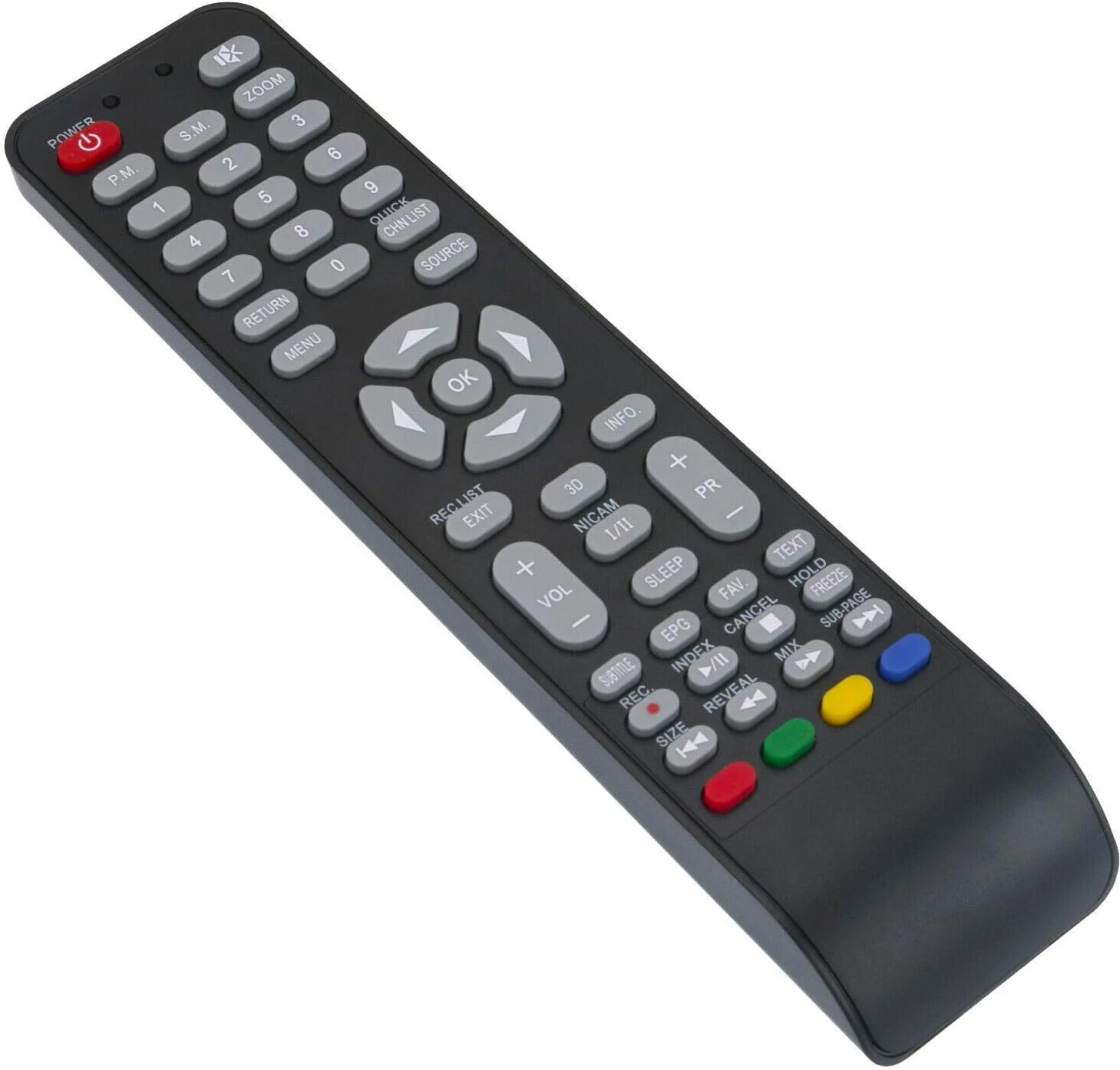 ریموت کنترل مادون قرمز جایگزین Allimity سازگار با تلویزیون هوشمند ال ای دی Skyworth مدل های 24E66A 32E66A 50E58 32E57 32E36 24E58A 42E38 39E36 42E66A 40E360 و تلویزیون هوشمند ال ای دی Coocaa سری 32W4