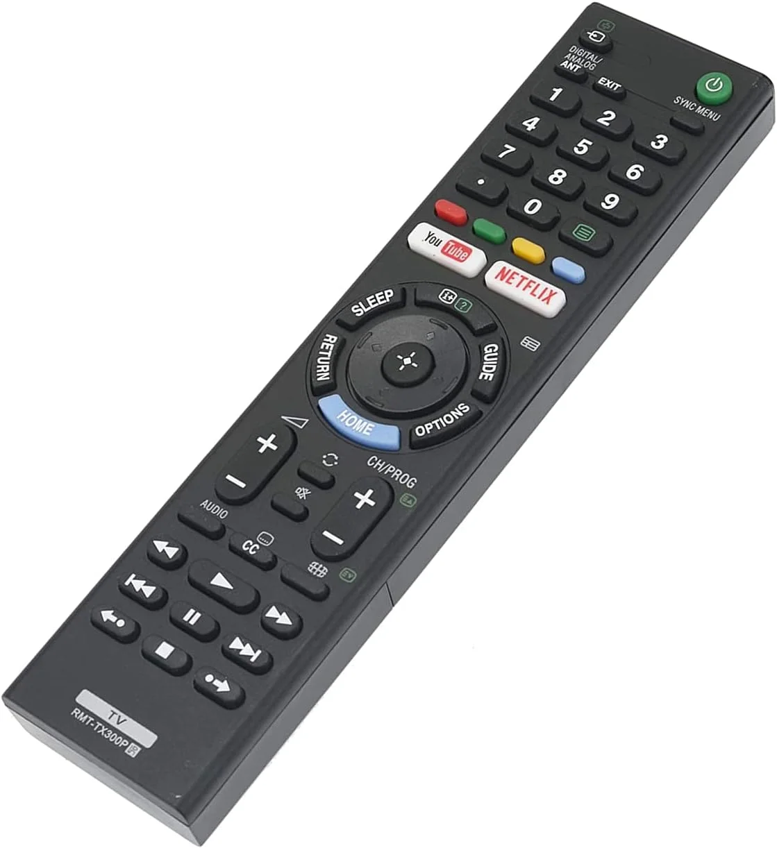 ریموت کنترل جایگزین ALLIMITY مدل RMT-TX300P مناسب برای تلویزیون های 4K سونی BRAVIA مدل های RMT-TX300B RMT-TX300U KD-65X7000E KD-55X7000E KD-49X7000E KD-43X7000E، مادون قرمز