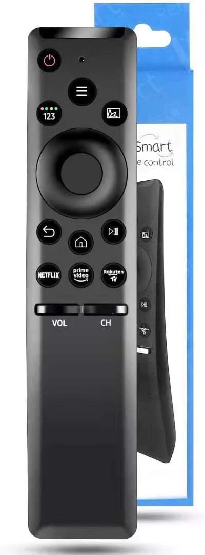 ریموت کنترل جایگزین برای سامسونگ، ریموت کنترل جهانی برای تلویزیون های هوشمند سامسونگ، ریموت کنترل برای تلویزیون های سری سامسونگ، کنترل برای تمام تلویزیون های ال سی دی، ال ای دی، یو اچ دی، اچ دی تی وی و هوشمند سامسونگ با دکمه های نتفلیکس و پرایم ویدیو