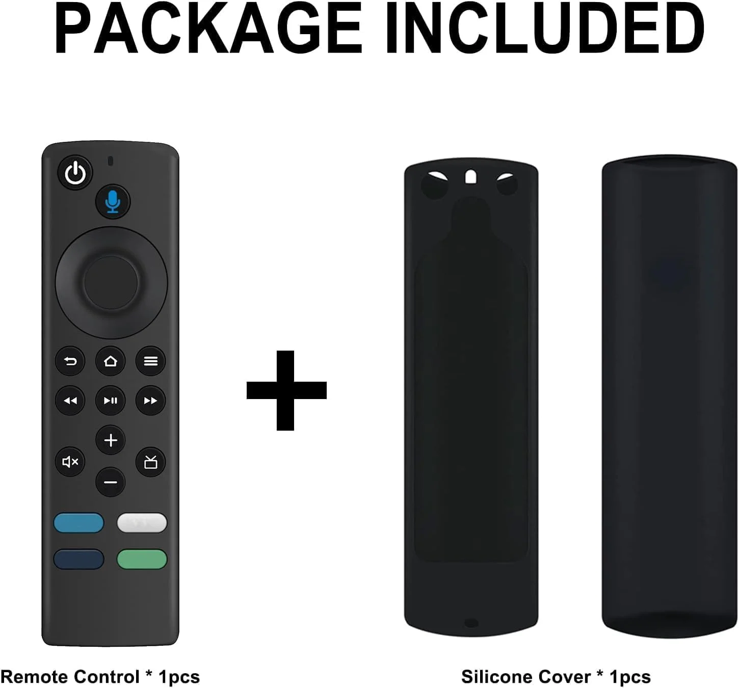 ریموت کنترل صوتی جایگزین (نسل 3) + روکش سیلیکونی، ریموت صوتی بلوتوث L5B83G با کنترل تلویزیون، سازگار با فایر تی وی استیک (2016 و نسخههای جدیدتر)، فایر تی وی کیوب، فایر تی وی (2017 و نسخههای جدیدتر) ریموت کنترل صوتی جایگزین (نسل 3) + روکش سیلیکونی، ریموت صوتی بلوتوث L5B83G با کنترل تلویزیون، سازگار با فایر تی وی استیک (2016 و نسخههای جدیدتر)، فایر تی وی کیوب، فایر تی وی (2017 و نسخههای جدیدتر)