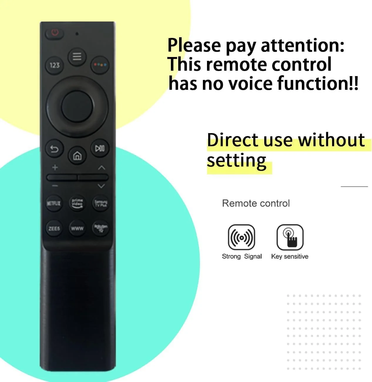 ریموت کنترل جایگزین Elterazone برای مدل های تلویزیون هوشمند BN59-01385B، BN59-01357A، BN59-01357F، BN59-01357L، BN59-01363A، BN59-01363C، BN59-01385A، BN59-01386D، BN59-01266A، BN59-01259E، BN59-01330A