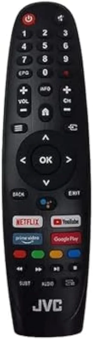 ریموت کنترل تلویزیون هوشمند جی وی سی با دستیار صوتی