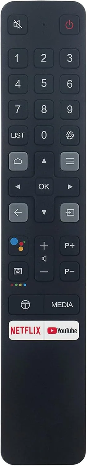 ریموت کنترل صوتی جایگزین RC901V FMR1 مناسب برای تلویزیون هوشمند مدل‌های: 55S430 40A325 40S330 40S6500 40S6500FS 43S430 65Q637 55Q637 40S334 32S334 55S434 43S434 55S434CA 65P8 65P8S 65S434 70S430 75S434