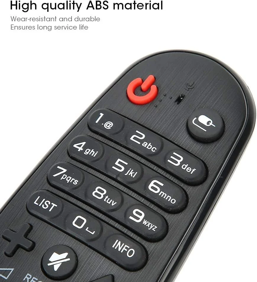 ریموت کنترل هوشمند تلویزیون جایگزین با گیرنده USB سازگار با LG 55uk6300plb 60uk6200 65uk6300plb 43uk6300plb 49uk6300plb (RM-G3900)