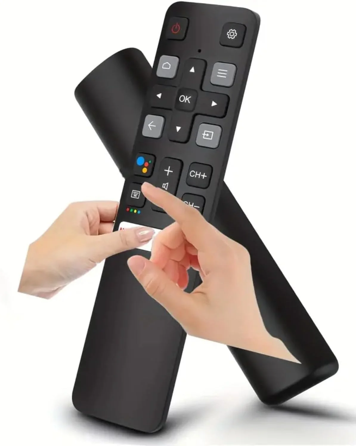 ریموت کنترل جایگزین تلویزیون هوشمند اندروید 4K TCL، بدون کنترل صوتی