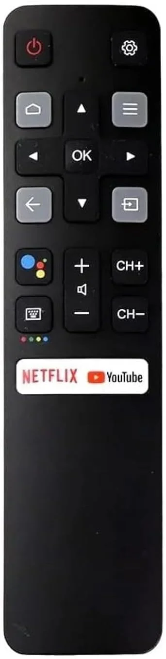 ریموت کنترل جایگزین نانو کلاسیک RC802V سازگار با تلویزیون هوشمند TCL