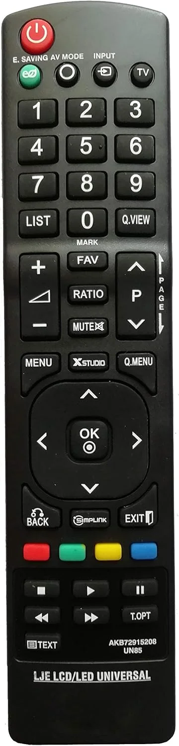 ریموت کنترل تلویزیون هوشمند ال سی دی ال ای دی LipiWorld® AKB72915251 (سازگار با تلویزیون ال ای دی ال جی) سازگار برای تلویزیون ال جی