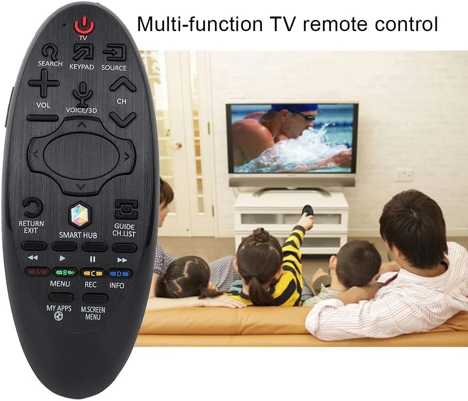 کنترل از راه دور تلویزیون برای تلویزیون های هوشمند سامسونگ، جایگزین کنترلرهای چند منظوره سامسونگ مدل های RBN59-01185F BN59-01185D BN59-01184D BN59-01182D BN59-01181D BN94-07469A BN94-07557A
