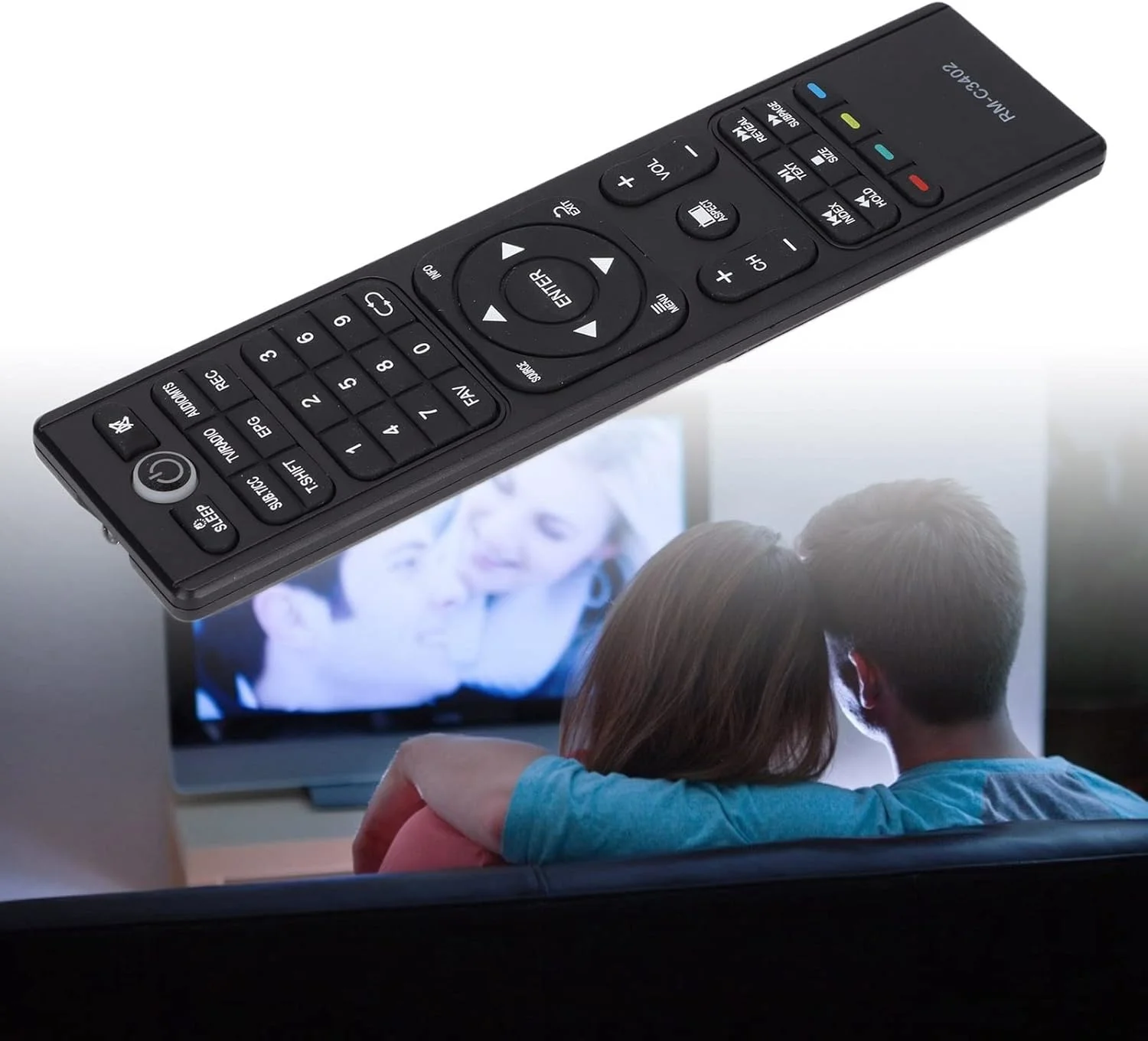 ریموت کنترل تلویزیون Meiyya، کنترل از راه دور بادوام و قابل تعویض برای تلویزیون Jvc