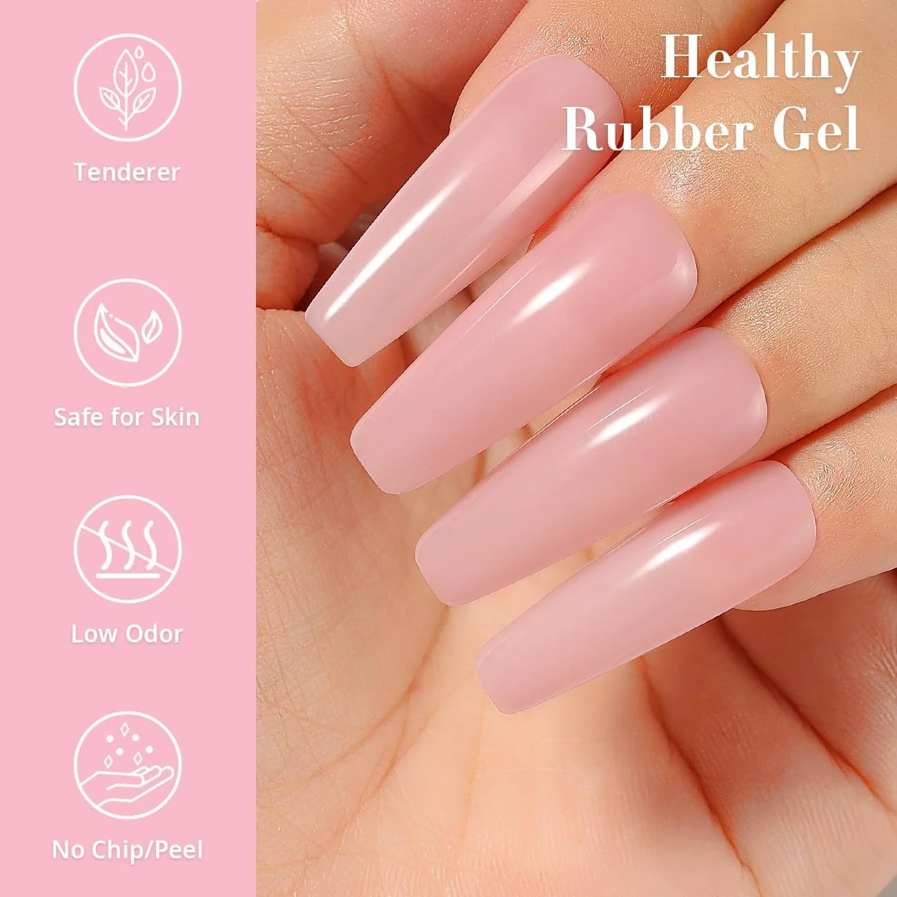 ژل بیس رابر صورتی Nicedeco 15 میلی لیتر LED UV بدون تست حیوانی، وگان، ژل رابر خیساندنی، طراحی ناخن، مانیکور 22 ژل بیس رابر صورتی Nicedeco 15 میلی لیتر LED UV بدون تست حیوانی، وگان، ژل رابر خیساندنی، طراحی ناخن، مانیکور 22