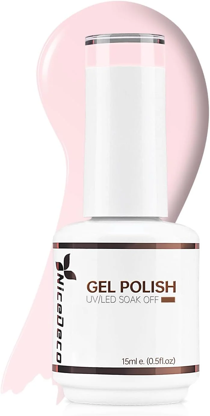 لاک ژل نیمه دائمی 15 میلی لیتری Nicedeco، لاک ژل صورتی شیری، لاک ژل UV LED Soak Off برای طراحی ناخن، مانیکور DIY - صورتی شیری 013 لاک ژل نیمه دائمی 15 میلی لیتری Nicedeco، لاک ژل صورتی شیری، لاک ژل UV LED Soak Off برای طراحی ناخن، مانیکور DIY - صورتی شیری 013