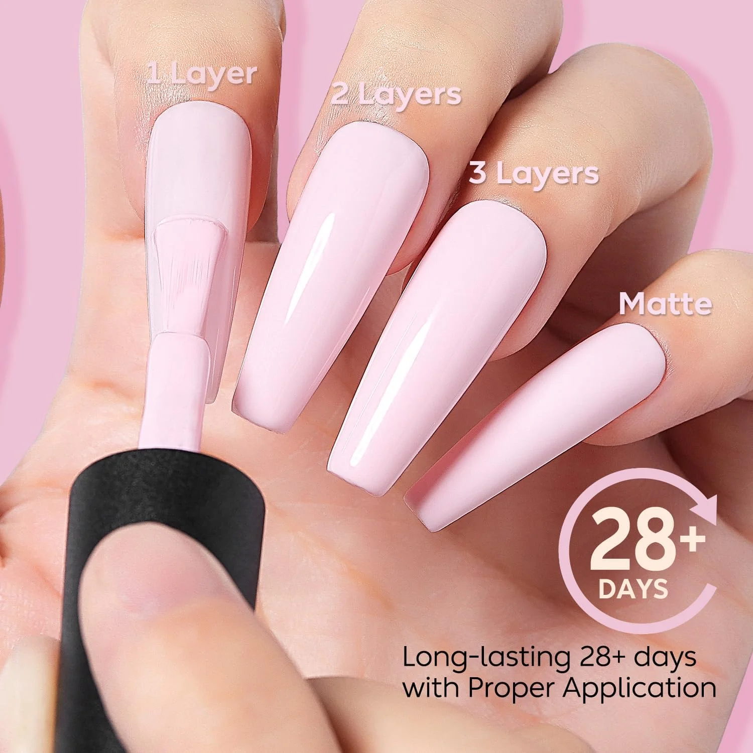 لاک ژل نیمه دائمی 15 میلی لیتری Nicedeco، لاک ژل صورتی شیری، لاک ژل UV LED Soak Off برای طراحی ناخن، مانیکور DIY - صورتی شیری 013