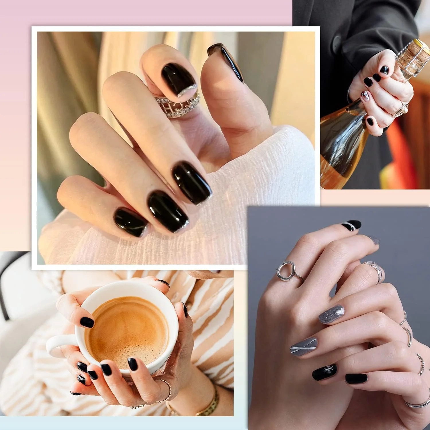 لاک ژل نیتاکو، 15 میلی لیتر، لاک ژل مشکی، لاک ناخن LED، مانیکور ناخن، هنر ناخن DIY سالن در خانه لاک ژل نیتاکو، 15 میلی لیتر، لاک ژل مشکی، لاک ناخن LED، مانیکور ناخن، هنر ناخن DIY سالن در خانه