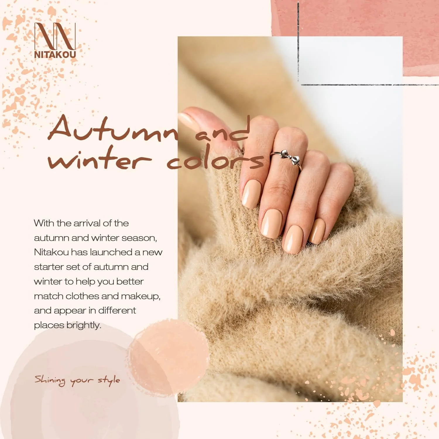 کیت لاک ژل نیتاکو با دستگاه LED 86 واتی، 8 عدد لاک ژل سری رنگ های نود به همراه بیس و تاپ کت برای ست مبتدی طراحی ناخن و مانیکور در خانه کیت لاک ژل نیتاکو با دستگاه LED 86 واتی، 8 عدد لاک ژل سری رنگ های نود به همراه بیس و تاپ کت برای ست مبتدی طراحی ناخن و مانیکور در خانه