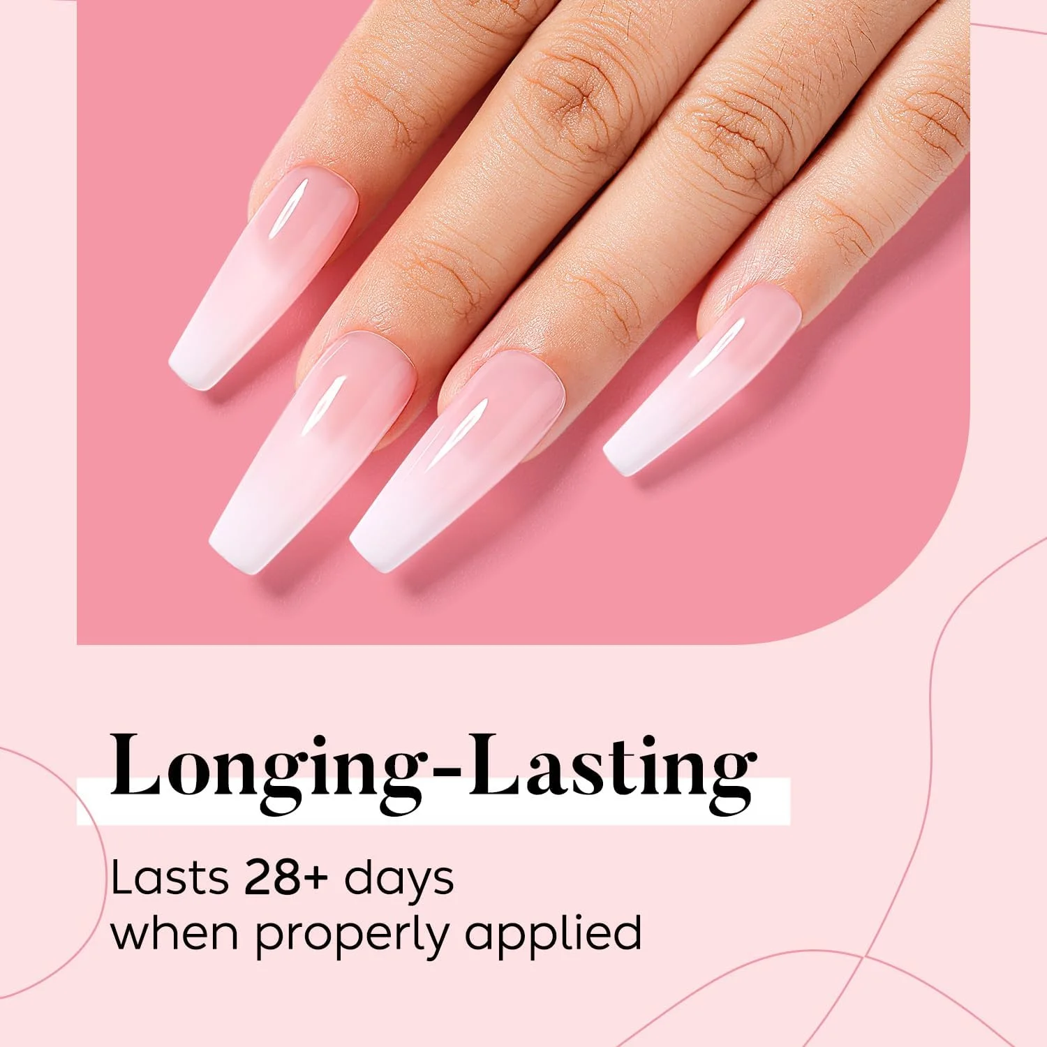 لاک ژل ناخن گیاهی بدون تست حیوانی Nicedeco Hema، دو عدد 15 میلی لیتر، رنگ سفید و صورتی، مناسب برای خشک کردن با LED و U V، کیت مانیکور خانگی DIY برای بانوان 2 در 1 لاک ژل ناخن گیاهی بدون تست حیوانی Nicedeco Hema، دو عدد 15 میلی لیتر، رنگ سفید و صورتی، مناسب برای خشک کردن با LED و U V، کیت مانیکور خانگی DIY برای بانوان 2 در 1