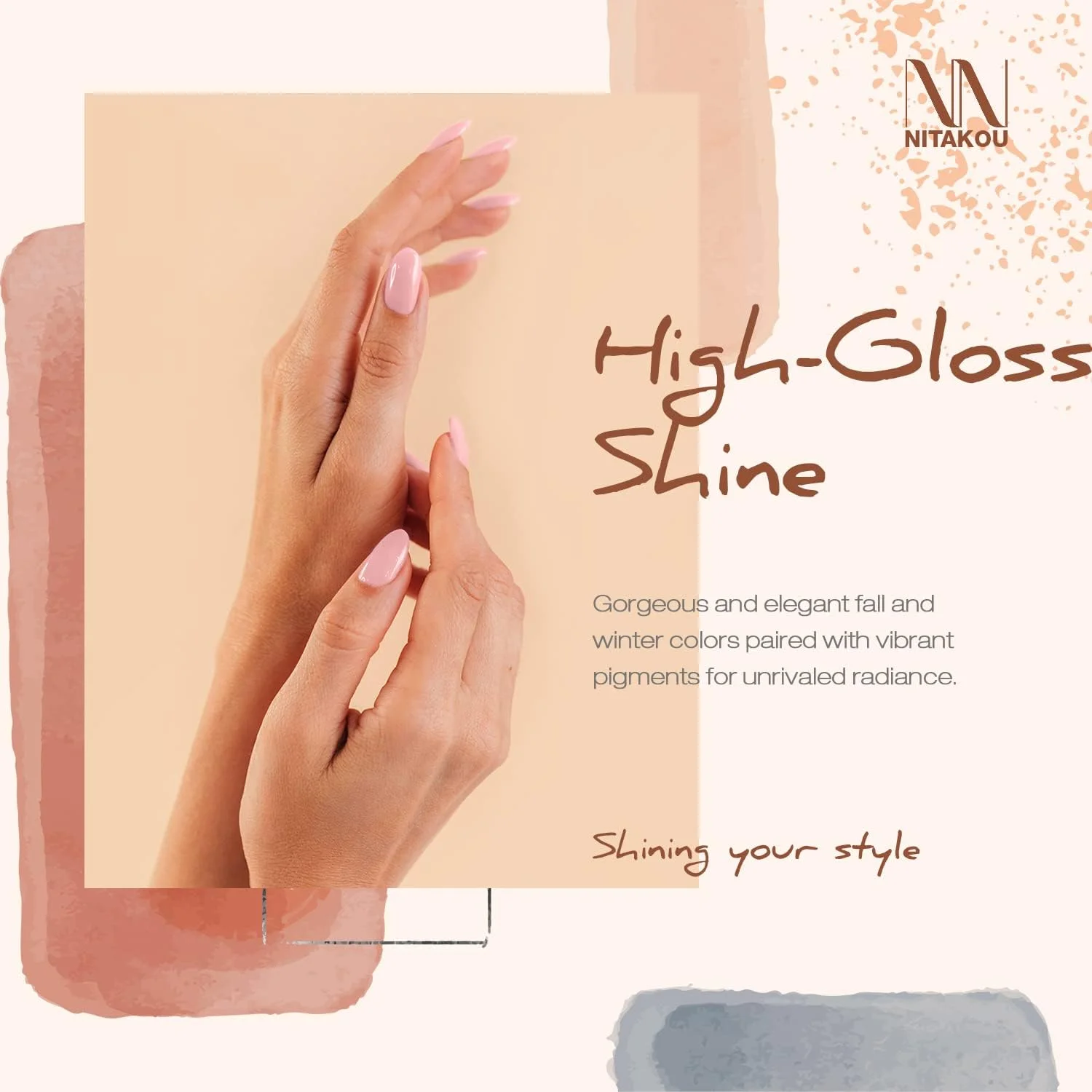 کیت لاک ژل نیتاکو با دستگاه LED 86 واتی، 8 عدد لاک ژل سری رنگ های نود به همراه بیس و تاپ کت برای ست مبتدی طراحی ناخن و مانیکور در خانه کیت لاک ژل نیتاکو با دستگاه LED 86 واتی، 8 عدد لاک ژل سری رنگ های نود به همراه بیس و تاپ کت برای ست مبتدی طراحی ناخن و مانیکور در خانه