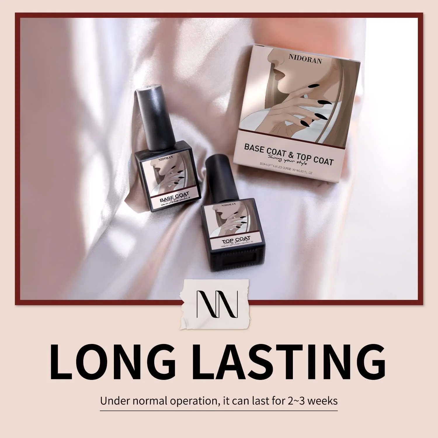 لاک ژل تاپ کت نیتاکو، ست دو عددی 10 میلی لیتری بیس کت و تاپ کت بدون نیاز به دستمال - درخشش براق، ماندگاری طولانی، مناسب استفاده با لامپ LED برای سالن های ناخن و استفاده شخصی در خانه لاک ژل تاپ کت نیتاکو، ست دو عددی 10 میلی لیتری بیس کت و تاپ کت بدون نیاز به دستمال - درخشش براق، ماندگاری طولانی، مناسب استفاده با لامپ LED برای سالن های ناخن و استفاده شخصی در خانه