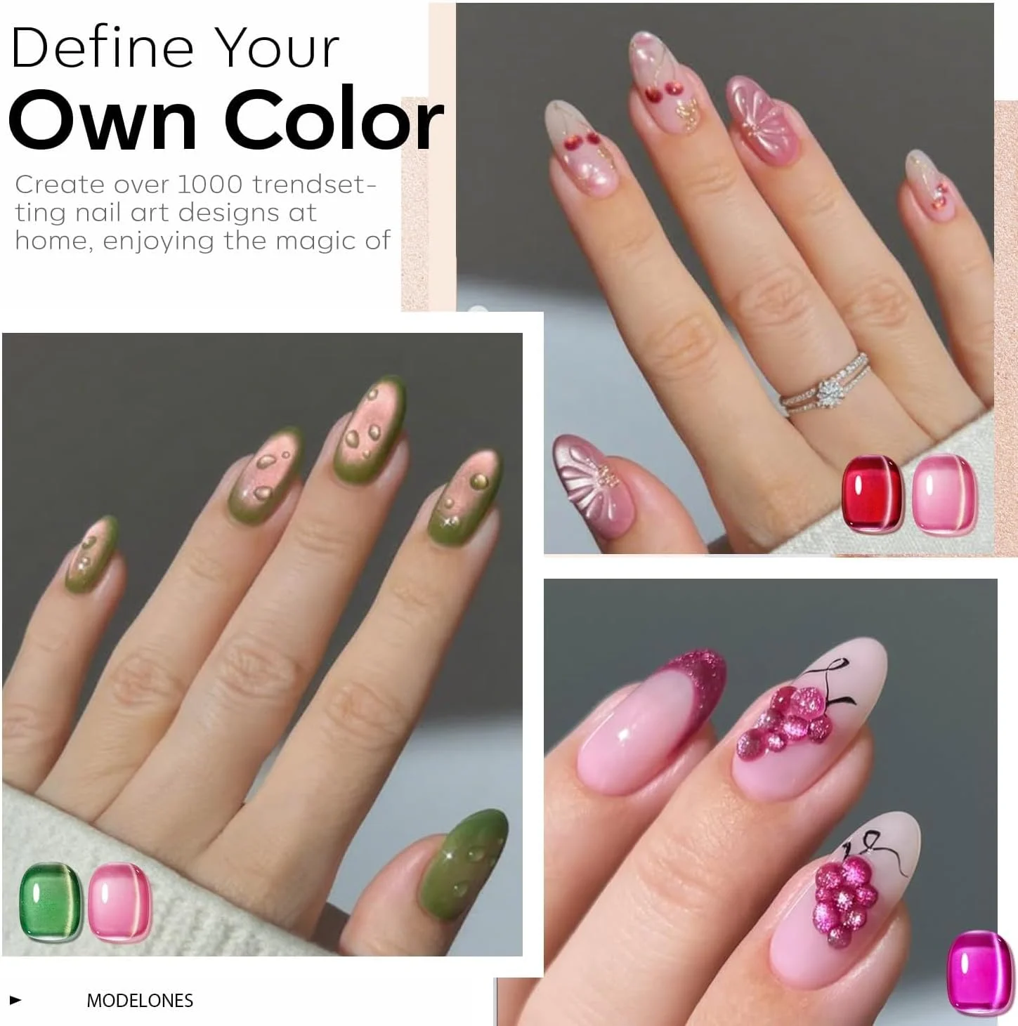 ست لاک ژل چشم گربه ای مدلونز، 6 رنگ نئون کهکشانی صورتی سرخابی نارنجی انگوری بنفش قرمز سبز 9D لاک ژل اکلیلی چشم گربه ای با آهنربا تم میوه تابستانی خیساندن LED هدیه DIY یونیسکس ست لاک ژل چشم گربه ای مدلونز، 6 رنگ نئون کهکشانی صورتی سرخابی نارنجی انگوری بنفش قرمز سبز 9D لاک ژل اکلیلی چشم گربه ای با آهنربا تم میوه تابستانی خیساندن LED هدیه DIY یونیسکس