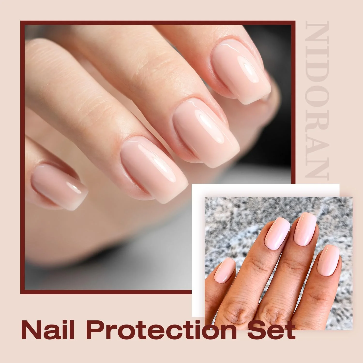 ست لاک ژل نیتاکو، 6 رنگ، کیت لاک ژل مجموعه رنگ های نود، لاک ژل LED/UV ست لاک ژل نیتاکو، 6 رنگ، کیت لاک ژل مجموعه رنگ های نود، لاک ژل LED/UV