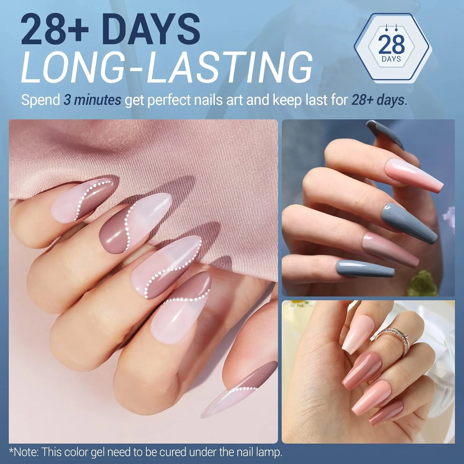 ست لاک ژل مدلونز، 6 رنگ صورتی کالباسی، آبی، قرمز، مناسب تمام فصول، طراحی ناخن، مناسب استفاده در خانه و سالن، هدیه برای خانم ها و دختران