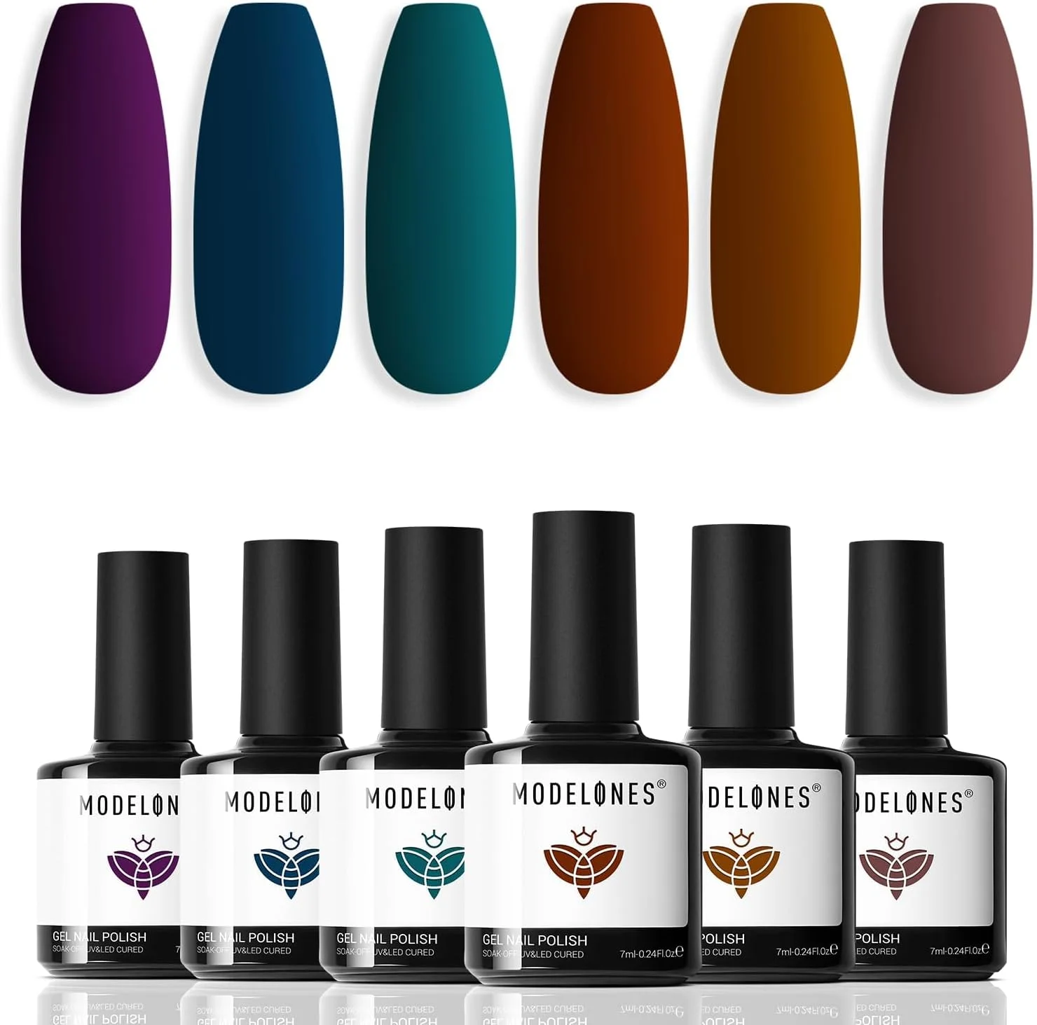 ست لاک ژل مدلونز، 6 رنگ تیره، رنگ های ماندی پاییزی زمستانی، بنفش شرابی، آبی پروسی، قهوه ای، لاک ژل با رنگدانه بالا، کیت طراحی ناخن، لاک ژل خیساندنی، مانیکور در خانه، هدیه برای زنان و دختران ست لاک ژل مدلونز، 6 رنگ تیره، رنگ های ماندی پاییزی زمستانی، بنفش شرابی، آبی پروسی، قهوه ای، لاک ژل با رنگدانه بالا، کیت طراحی ناخن، لاک ژل خیساندنی، مانیکور در خانه، هدیه برای زنان و دختران