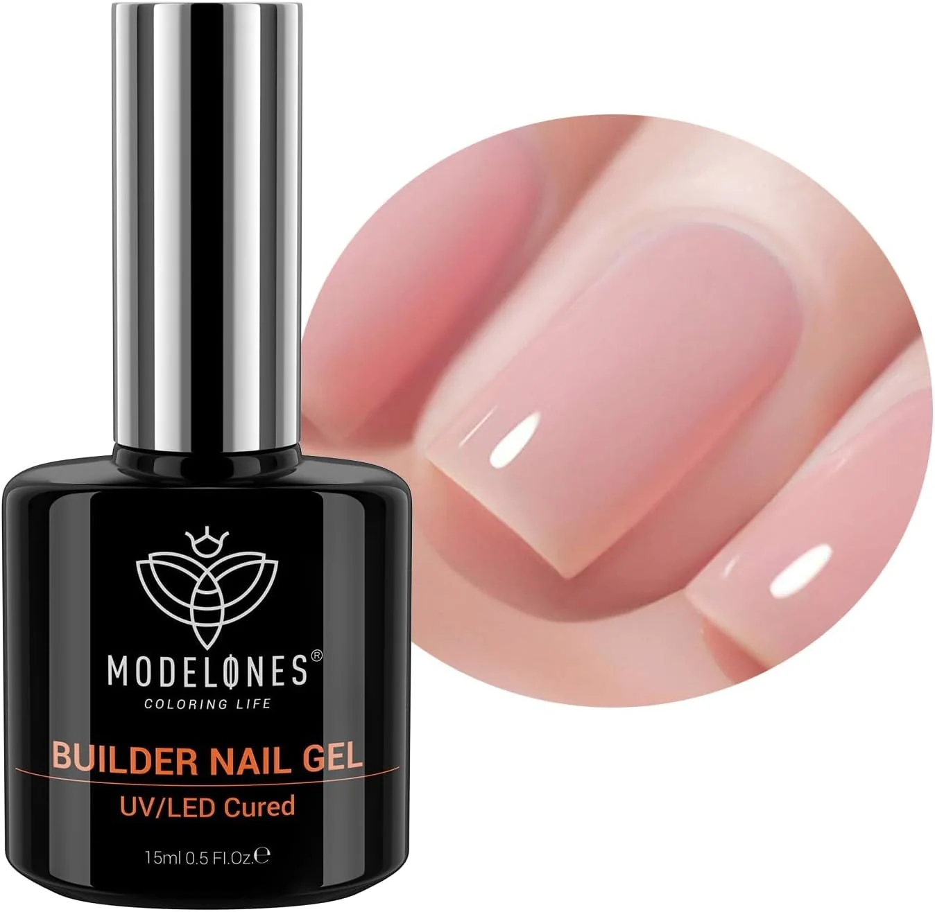 ژل بیلدر 7 در 1 Modelones - صورتی کالباسی خنثی برای ضخیم کردن ناخن، ایجاد اپکس - لاک پایه رابر صورتی گلگون، تقویت کننده سخت و قابل استفاده با لامپ LED برای استفاده خانگی و سالن ژل بیلدر 7 در 1 Modelones - صورتی کالباسی خنثی برای ضخیم کردن ناخن، ایجاد اپکس - لاک پایه رابر صورتی گلگون، تقویت کننده سخت و قابل استفاده با لامپ LED برای استفاده خانگی و سالن