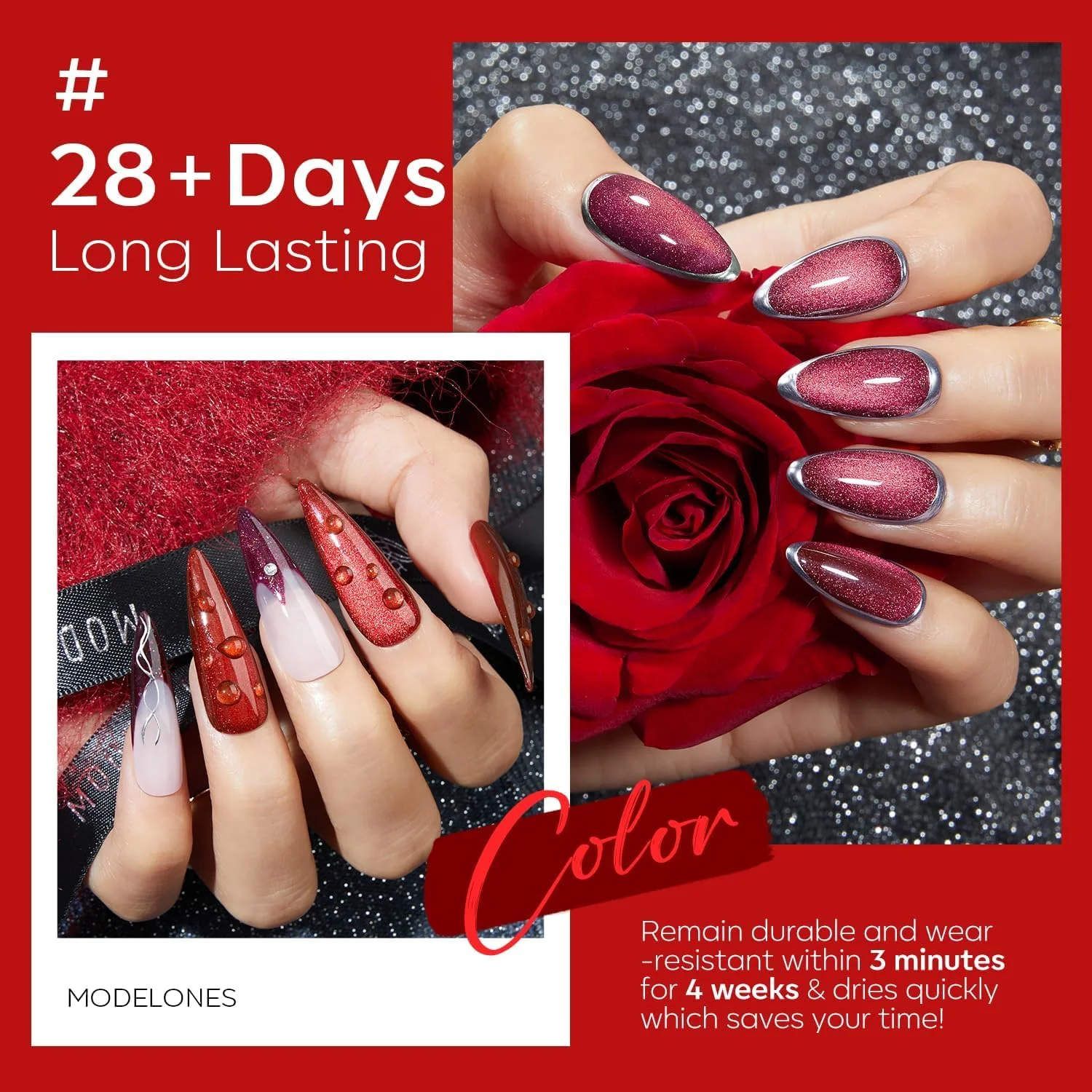 ست لاک ژل مدلونز، 6 عدد لاک ژل اکلیلی قرمز بنفش رنگ های پاییزی چشم گربه ای آفتاب پرست شیمر بورگاندی لاک ژل خیساندن ناخن LED کیت ژل هنر ناخن مانیکور سالن DIY هدیه ناخن ست لاک ژل مدلونز، 6 عدد لاک ژل اکلیلی قرمز بنفش رنگ های پاییزی چشم گربه ای آفتاب پرست شیمر بورگاندی لاک ژل خیساندن ناخن LED کیت ژل هنر ناخن مانیکور سالن DIY هدیه ناخن