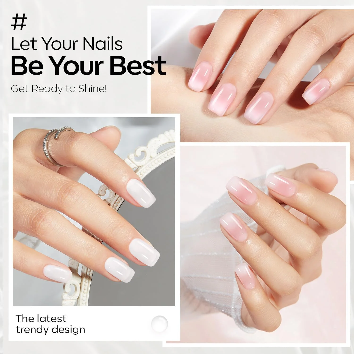 لاک ژل ناخن مدلونز شیری سفید 15 میلی لیتر، لاک ژل رنگ طبیعی، ژل ژله ای شفاف، خیساندن LED، ناخن های خنثی برای هنر ناخن زمستانی، مانیکور فرانسوی، هدیه برای زنان و دختران لاک ژل ناخن مدلونز شیری سفید 15 میلی لیتر، لاک ژل رنگ طبیعی، ژل ژله ای شفاف، خیساندن LED، ناخن های خنثی برای هنر ناخن زمستانی، مانیکور فرانسوی، هدیه برای زنان و دختران