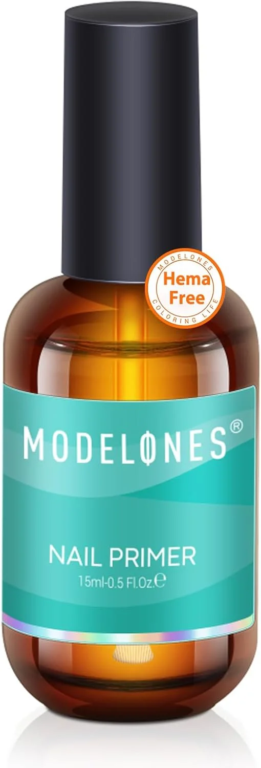 پرایمر 15 میلی لیتری Modelones برای لاک ژل - بدون ایجاد حباب، آماده سازی، بدون اسید، خشک شدن سریع با هوا برای پودر اکریلیک - ست لوازم ناخن پرایمر 15 میلی لیتری Modelones برای لاک ژل - بدون ایجاد حباب، آماده سازی، بدون اسید، خشک شدن سریع با هوا برای پودر اکریلیک - ست لوازم ناخن