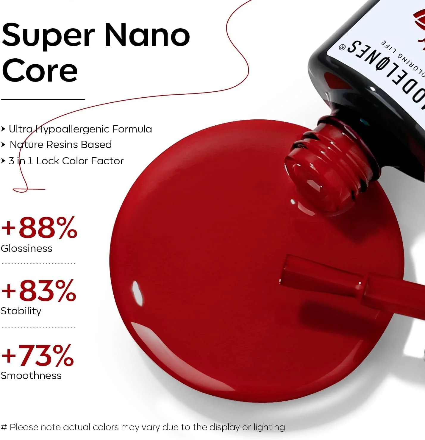 لاک ژل قرمز مدلونز، 1 عدد 15 میلی لیتر قرمز گیلاسی، لاک ژل قرمز شرابی مربعی، رنگ کریسمس، لاک ژل قرمز زمستانی، هنر ناخن، هدیه سالن DIY برای دختران و زنان