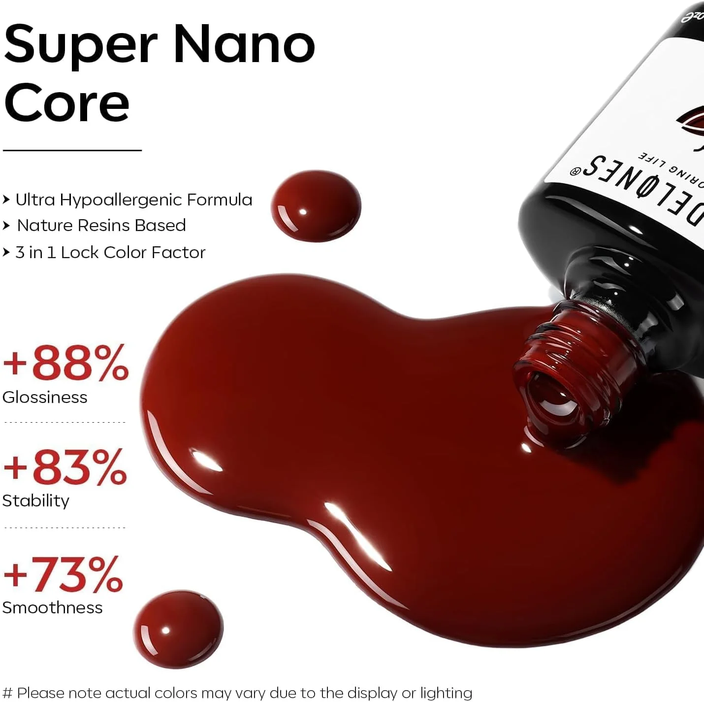 لاک ژل قرمز بورگاندی Modelones، 15 میلی لیتر، لاک ناخن قرمز، لاک ژل رز تیره بورگاندی روشن، لاک ژل خیساندنی، هنر ناخن، مانیکور، هدیه DIY سالن زنانه