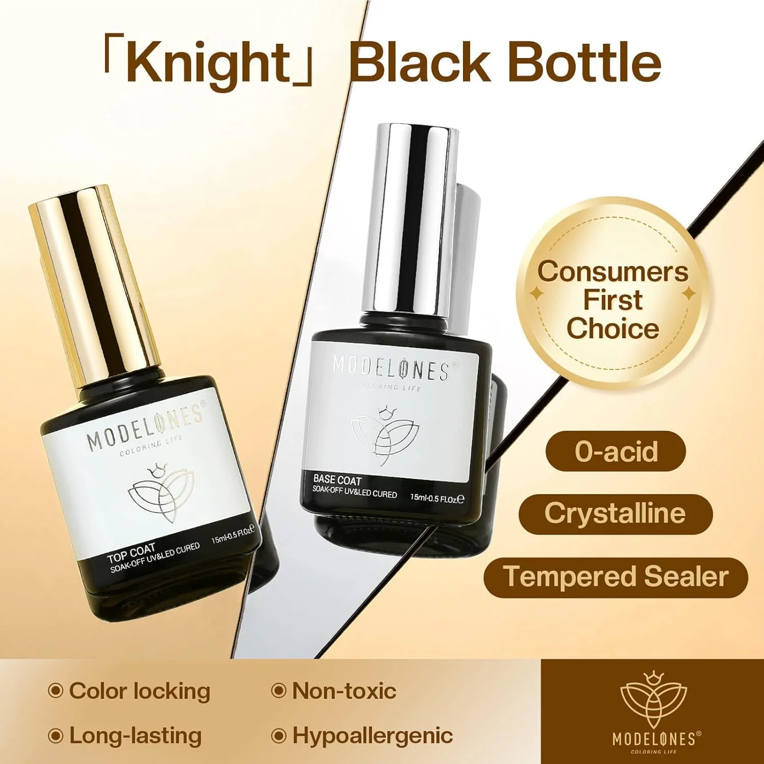 لاک ژل تاپ کت مدلونز، 15 میلی لیتر، ست لاک ژل بیس و تاپ کت براق و بدون نیاز به دستمال، ست مبتدی لاک ژل بیس و تاپ اسید فری لاک ژل تاپ کت مدلونز، 15 میلی لیتر، ست لاک ژل بیس و تاپ کت براق و بدون نیاز به دستمال، ست مبتدی لاک ژل بیس و تاپ اسید فری