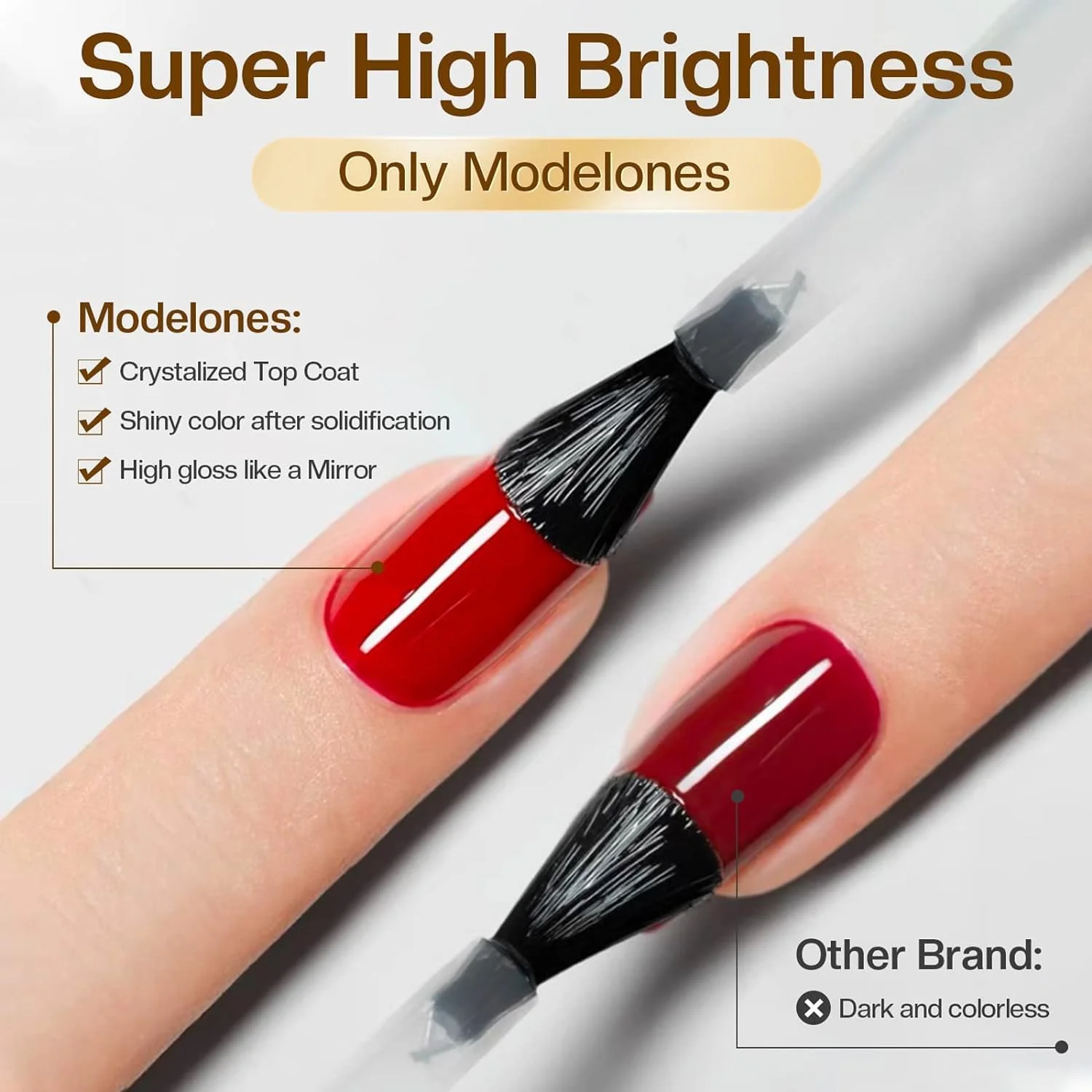 لاک ژل تاپ کت مدلونز، 15 میلی لیتر، ست لاک ژل بیس و تاپ کت براق و بدون نیاز به دستمال، ست مبتدی لاک ژل بیس و تاپ اسید فری لاک ژل تاپ کت مدلونز، 15 میلی لیتر، ست لاک ژل بیس و تاپ کت براق و بدون نیاز به دستمال، ست مبتدی لاک ژل بیس و تاپ اسید فری