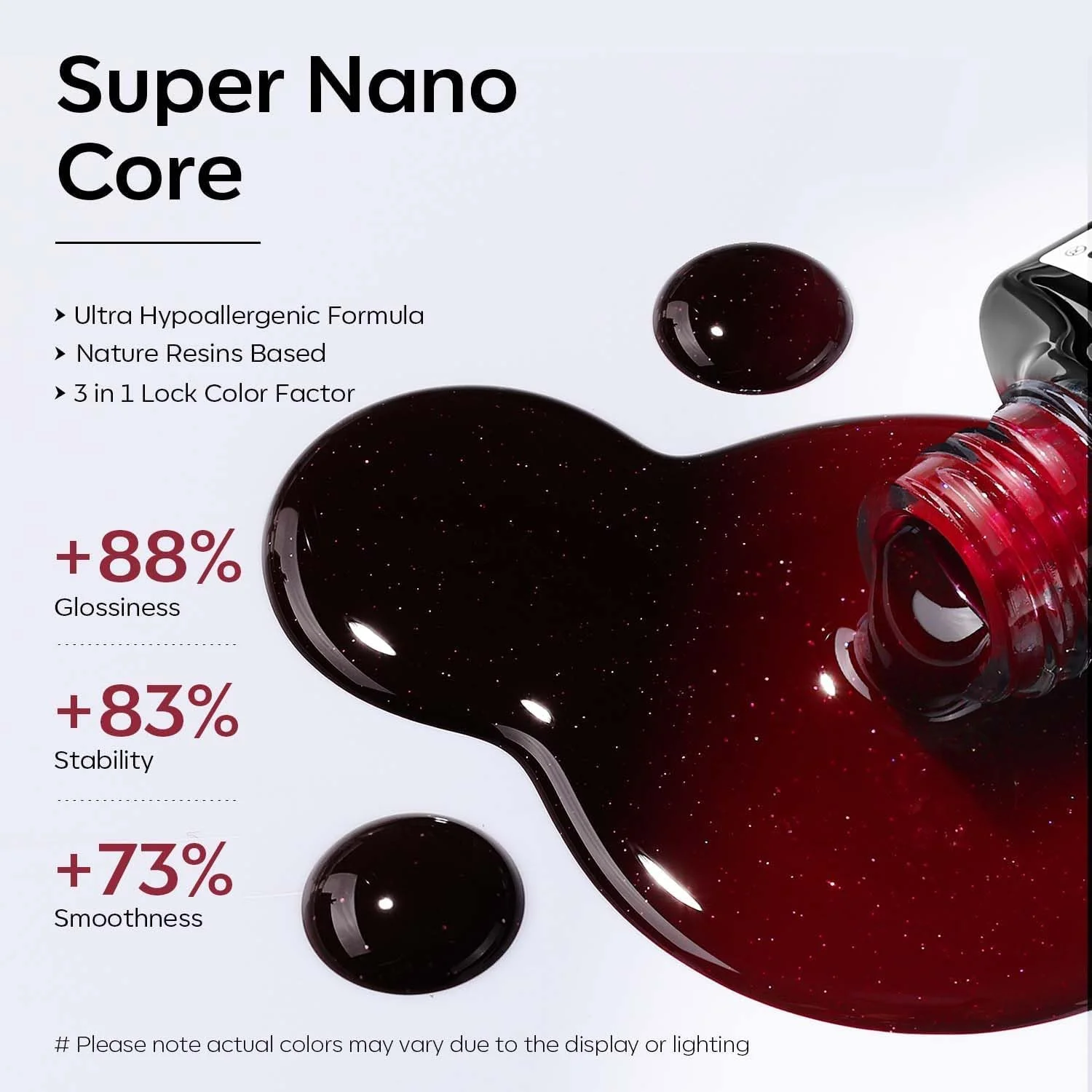 لاک ژل ناخن قرمز بورگاندی تغییر رنگ مدلونز، 15 میلی لیتر، لاک ژل تغییر دمای مشکی قرمز، مناسب طراحی ناخن و مانیکور سالنی، هدیه تعطیلات برای دختران و زنان لاک ژل ناخن قرمز بورگاندی تغییر رنگ مدلونز، 15 میلی لیتر، لاک ژل تغییر دمای مشکی قرمز، مناسب طراحی ناخن و مانیکور سالنی، هدیه تعطیلات برای دختران و زنان