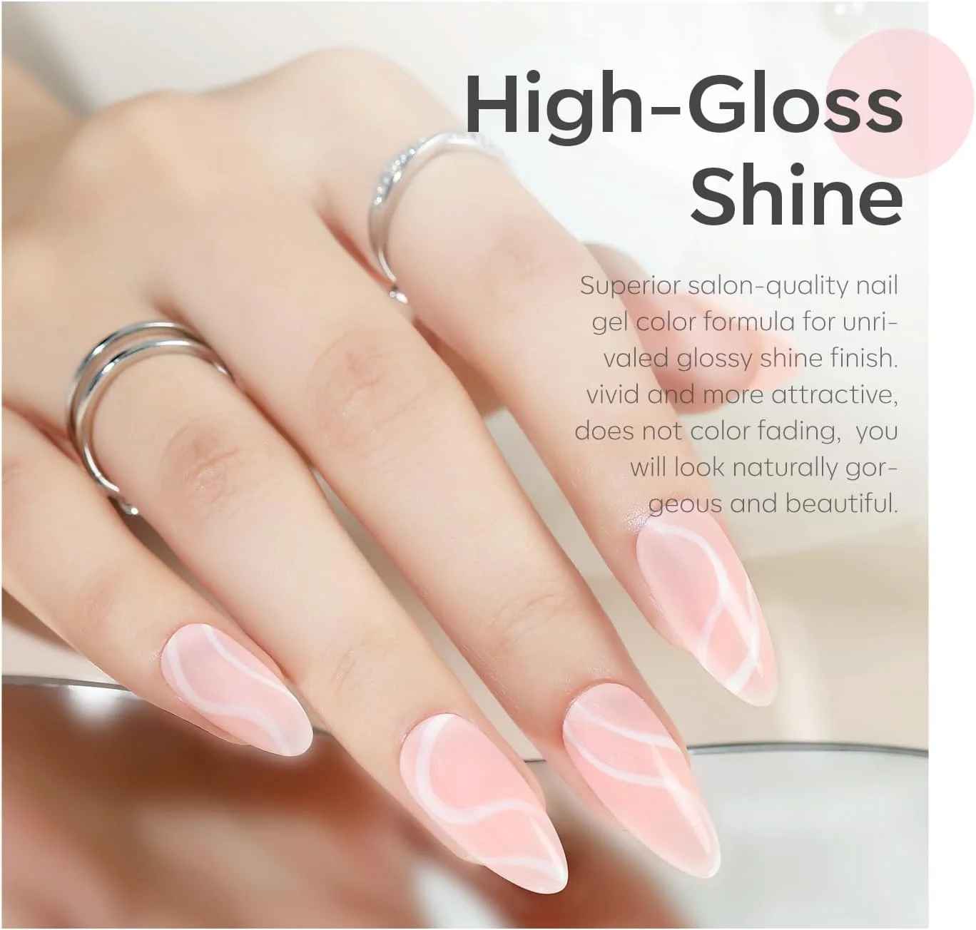 ست لاک ژل Modelones - 6 رنگ صورتی پاستیلی سفید و نود برای تمام فصول - کیت استارتر خیساندنی ناخن برای مانیکور DIY و سالن - با جعبه هدیه زیبایی ست لاک ژل Modelones - 6 رنگ صورتی پاستیلی سفید و نود برای تمام فصول - کیت استارتر خیساندنی ناخن برای مانیکور DIY و سالن - با جعبه هدیه زیبایی