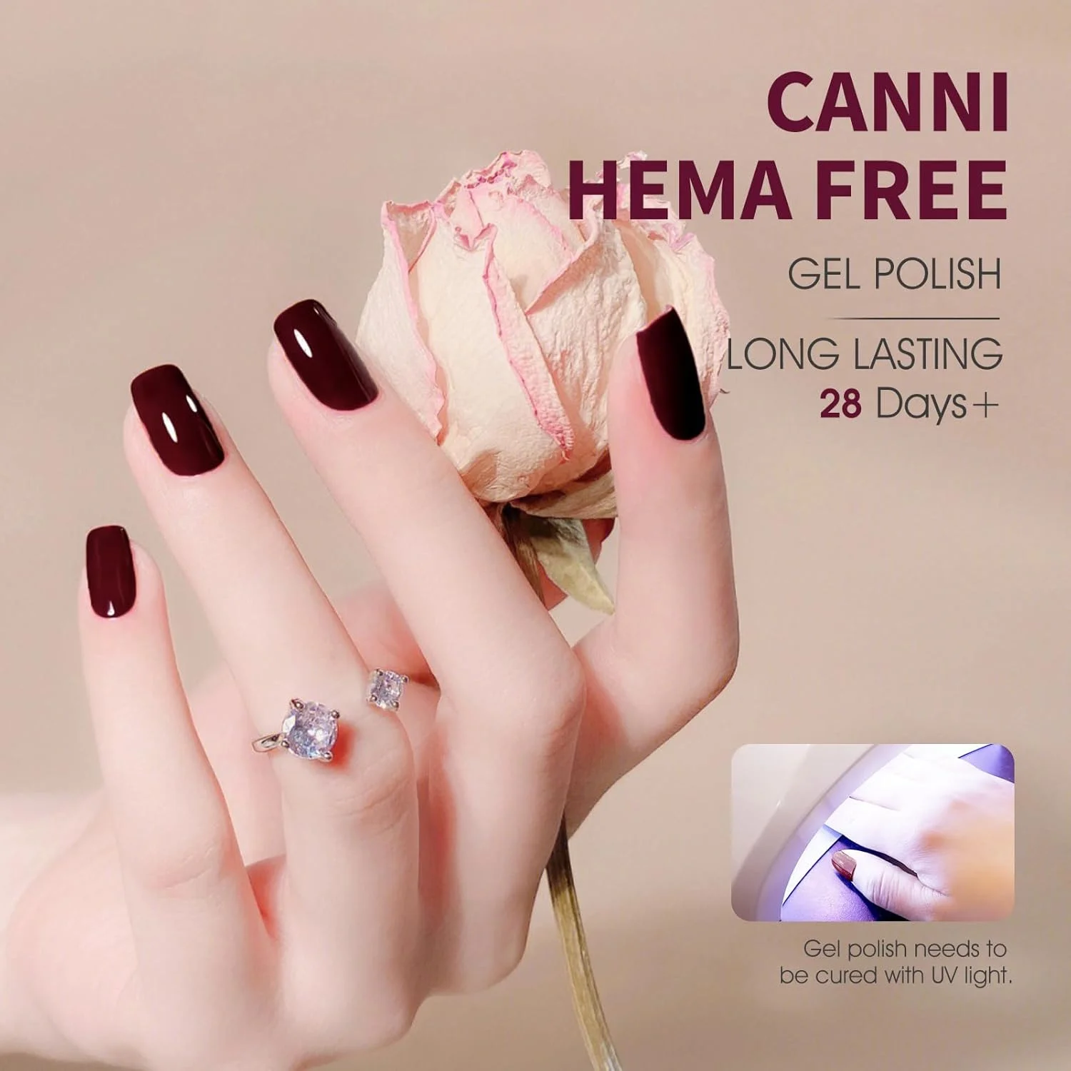لاک ژل قرمز تیره CANNI، 1 عدد لاک ژل قرمز بورگاندی، لاک ژل قرمز تیره، لاک ژل براق، لاک ژل خیس خورده U V، مانیکور ناخن فرانسوی، سالن DIY لاک ژل قرمز تیره CANNI، 1 عدد لاک ژل قرمز بورگاندی، لاک ژل قرمز تیره، لاک ژل براق، لاک ژل خیس خورده U V، مانیکور ناخن فرانسوی، سالن DIY