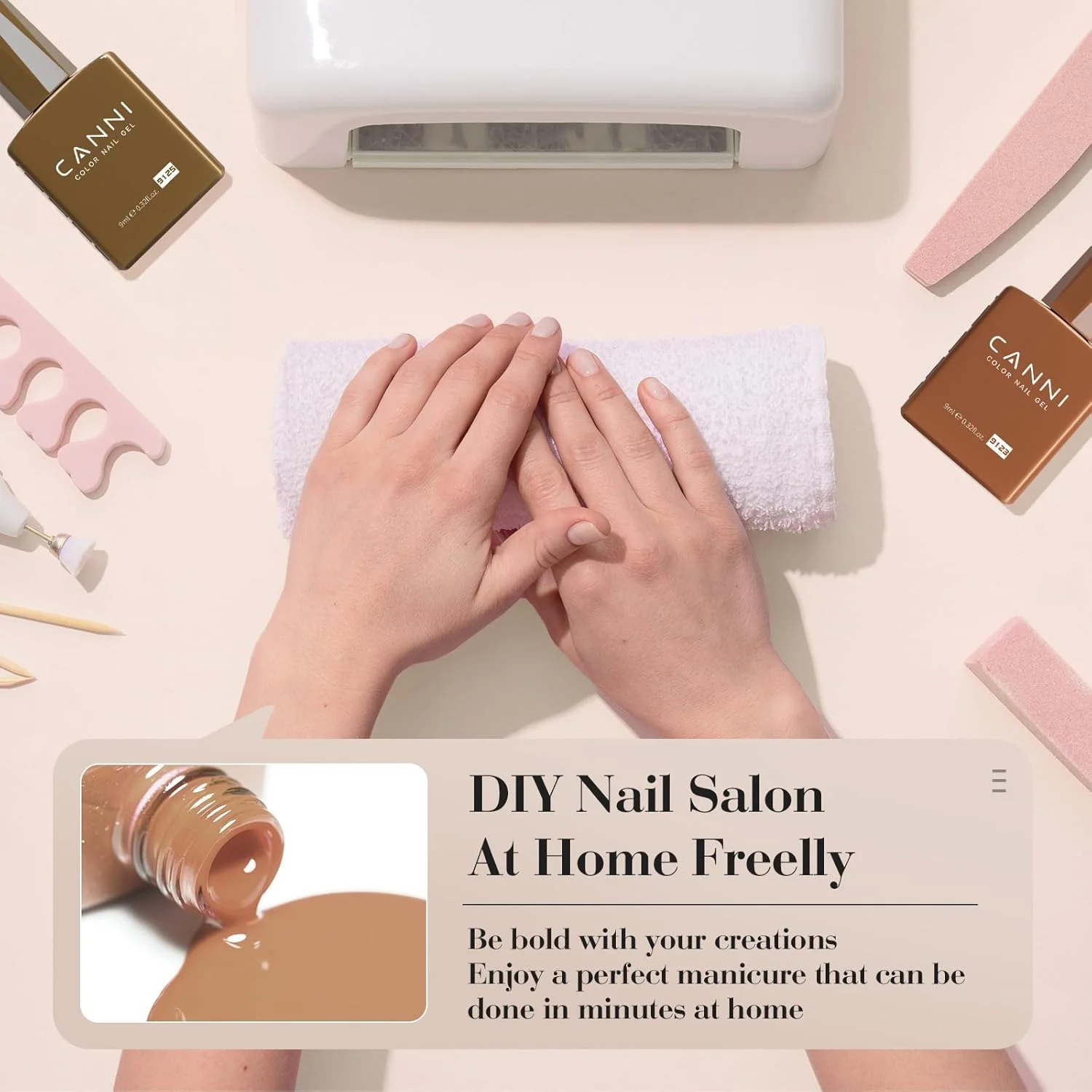 لاک ژل قهوه ای Nude CANNI - ست لاک ژل 6 رنگ 9 میلی لیتری رنگ پوست قهوه ای، Nude، شاه بلوط برشته شده، بژ خاکی، مناسب مانیکور DIY ناخن در سالن زمستانی لاک ژل قهوه ای Nude CANNI - ست لاک ژل 6 رنگ 9 میلی لیتری رنگ پوست قهوه ای، Nude، شاه بلوط برشته شده، بژ خاکی، مناسب مانیکور DIY ناخن در سالن زمستانی