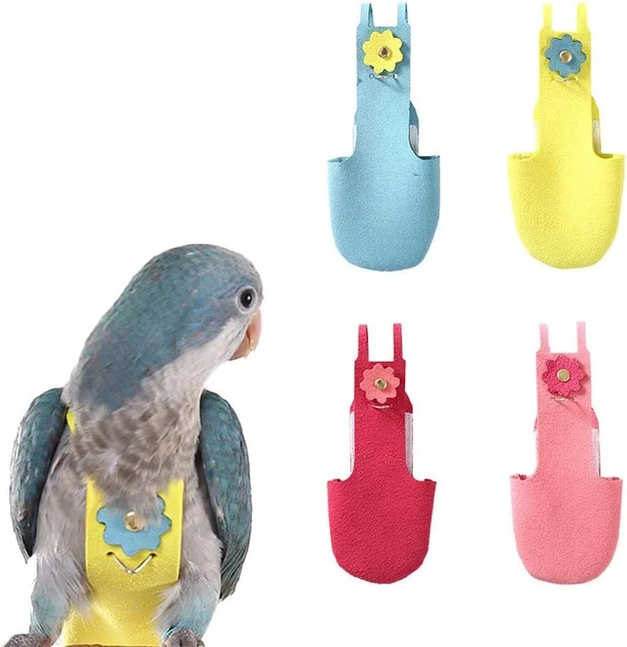 لباس پرواز پوشک طوطی پرنده، شلوار پرنده، لباس پرواز زیبا برای عروس هلندی، پاراکیت خورشیدی، پاراکیت راهب، پارچه نرم zhengpingpai (رنگ: زرد، سایز: XS)