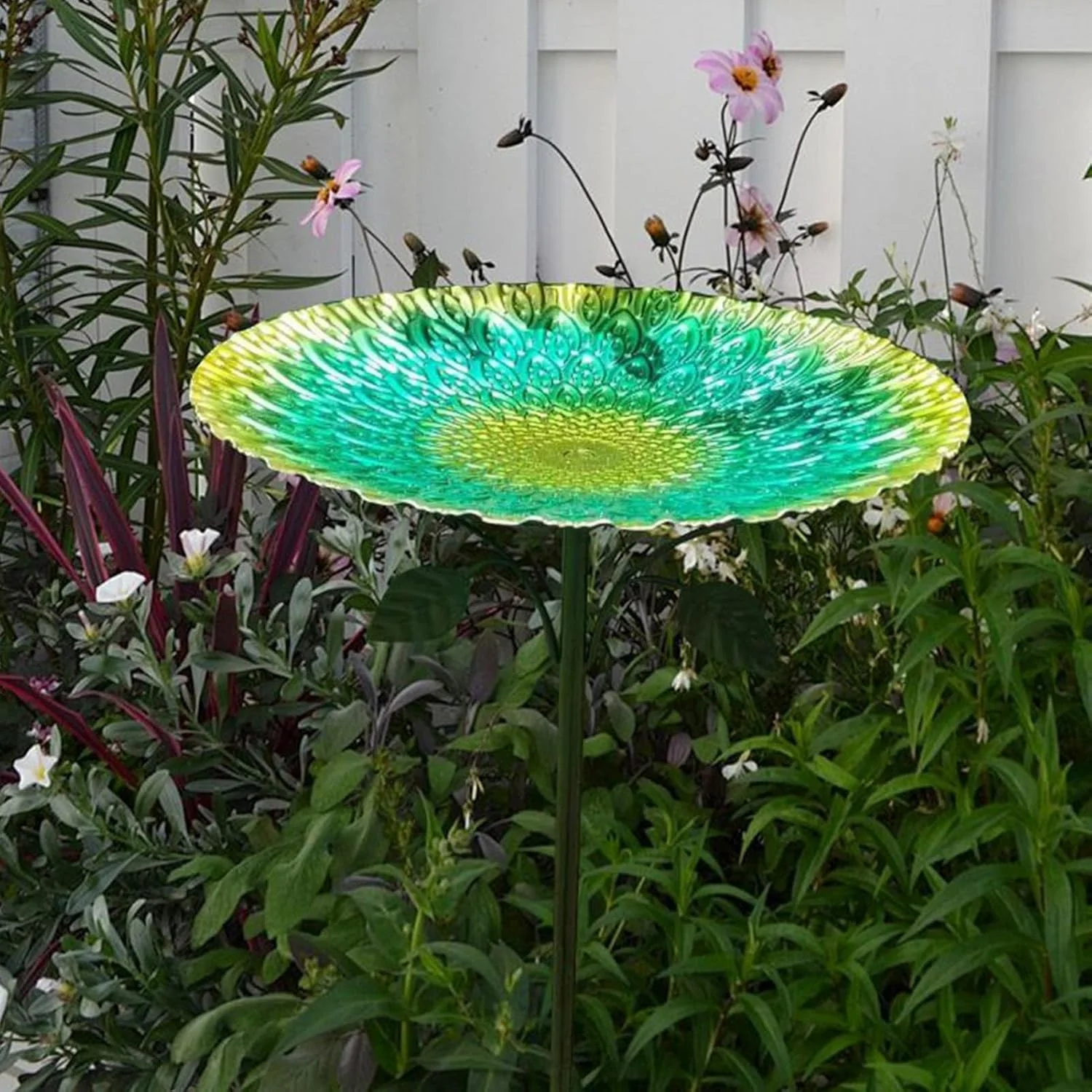 حوضچه و ظرف غذای پرندگان، حوضچه و ظرف غذای فلزی بیرونی پرندگان، ظرف غذای چند منظوره طوطی، لوازم حیوانات خانگی برای بالکن، چمن، پاسیو، حیاط و باغ