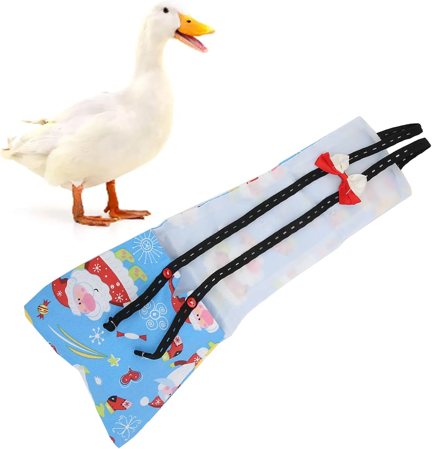 پوشک مرغ قابل تنظیم Nurnesy، بند الاستیک، قابل استفاده مجدد و ضد آب، پوشک پرنده شیک با پاپیون، سایز M پوشک مرغ قابل تنظیم Nurnesy، بند الاستیک، قابل استفاده مجدد و ضد آب، پوشک پرنده شیک با پاپیون، سایز M