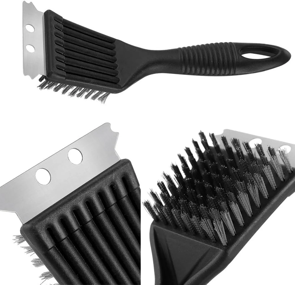 ست 2 عددی برس تمیز کننده فضله پرندگان NentMent با اسکراپر، برس قفس پرنده استیل ضد زنگ، ابزار پاک کننده مدفوع پرنده، ابزار تمیز کننده لکه قفس پرنده برای قفس پرنده و اسپری تمیز کننده سطوح