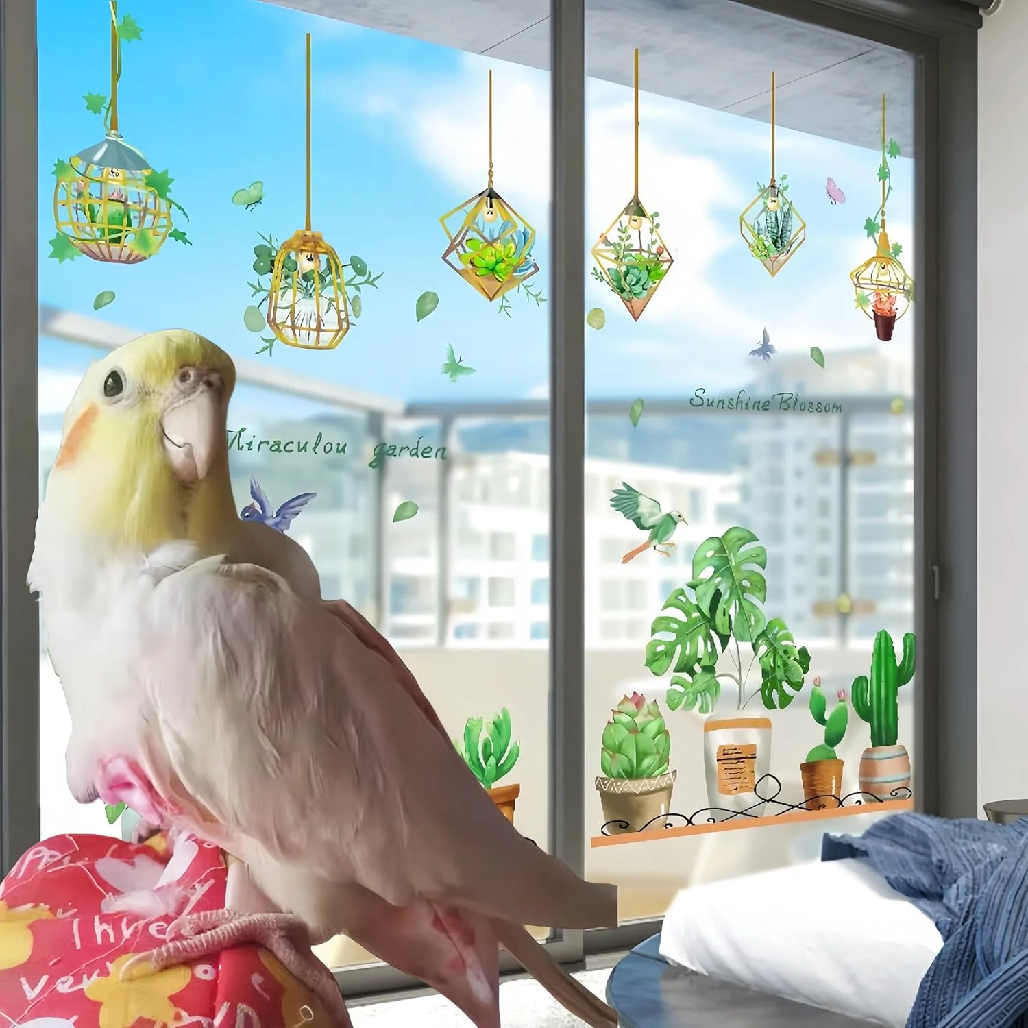 Magnoloran 2 عدد پوشک پرنده، لباس پرواز، پوشک با بند پرواز 80 اینچی، پوشک طوطی قابل استفاده مجدد با لایه داخلی ضد آب برای عروس هلندی، مرغ عشق، کانور، پاراکیت، مرغ عشق - صورتی و سفید