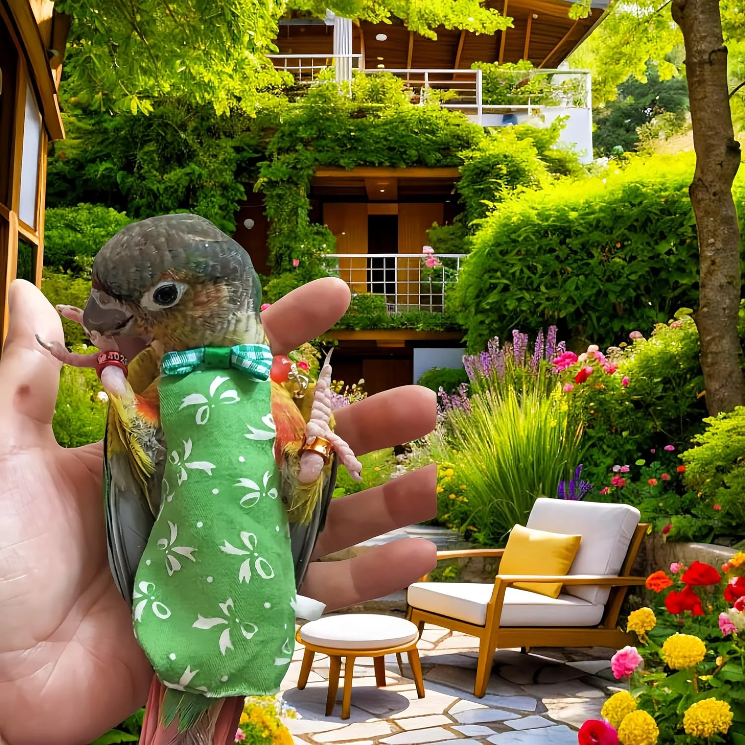 2 عدد پوشک پرنده، لباس پرواز با افسار پرواز 80 اینچی، شلوار پوشک کبوتر، لباس ادرار برای کوکاتیل، کانور، ماکائو، باجریگار، پاراکیت - پاپیون و لیمو 2 عدد پوشک پرنده، لباس پرواز با افسار پرواز 80 اینچی، شلوار پوشک کبوتر، لباس ادرار برای کوکاتیل، کانور، ماکائو، باجریگار، پاراکیت - پاپیون و لیمو