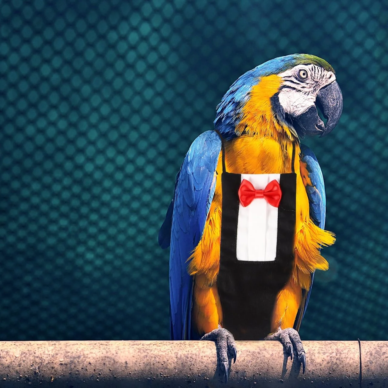 هاناباس 2 عدد پوشک پرنده برای کبوتر، جوجه، عروس هلندی، کانور، لباس پرنده قابل شستشو با طراحی پاپیونی، لباس مسافرتی سبک و سازگار با پوست