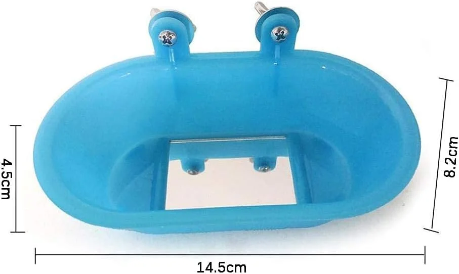 حمام پرنده Joyzzz با آینه، وان حمام پرنده با آینه کوچک برای قفس، حمام آویز قفس پرنده، وان حمام سالم برای قفس پرنده، لوازم جانبی قفس پرنده حمام پرنده Joyzzz با آینه، وان حمام پرنده با آینه کوچک برای قفس، حمام آویز قفس پرنده، وان حمام سالم برای قفس پرنده، لوازم جانبی قفس پرنده