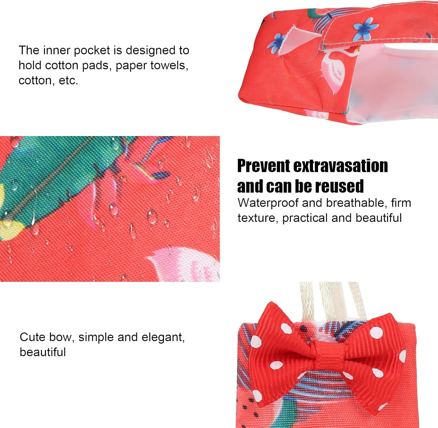 پوشک پرنده فولانی، لباس پرواز پرندگان تنفسی برای طوطی ها و کبوترها (S، فلامینگو)