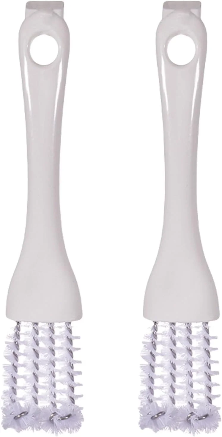 برس اسکرابر ارگونومیک قفس پرنده با طراحی منحنی، ابزار تمیز کننده برای مناطق دور از دسترس در قفس حیوانات خانگی، میله ها، ابزار تمیز کردن قفس پرنده با فولاد